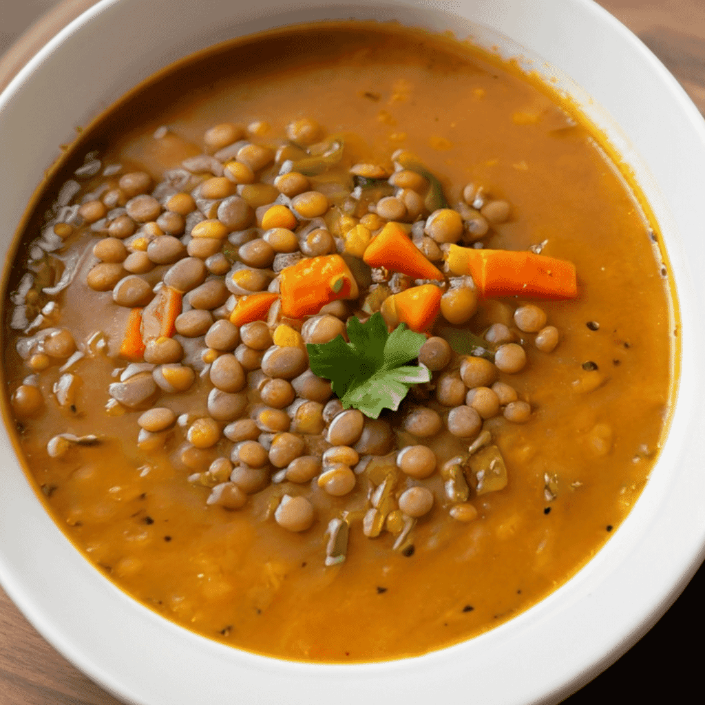 lentil vegetable soup recipe