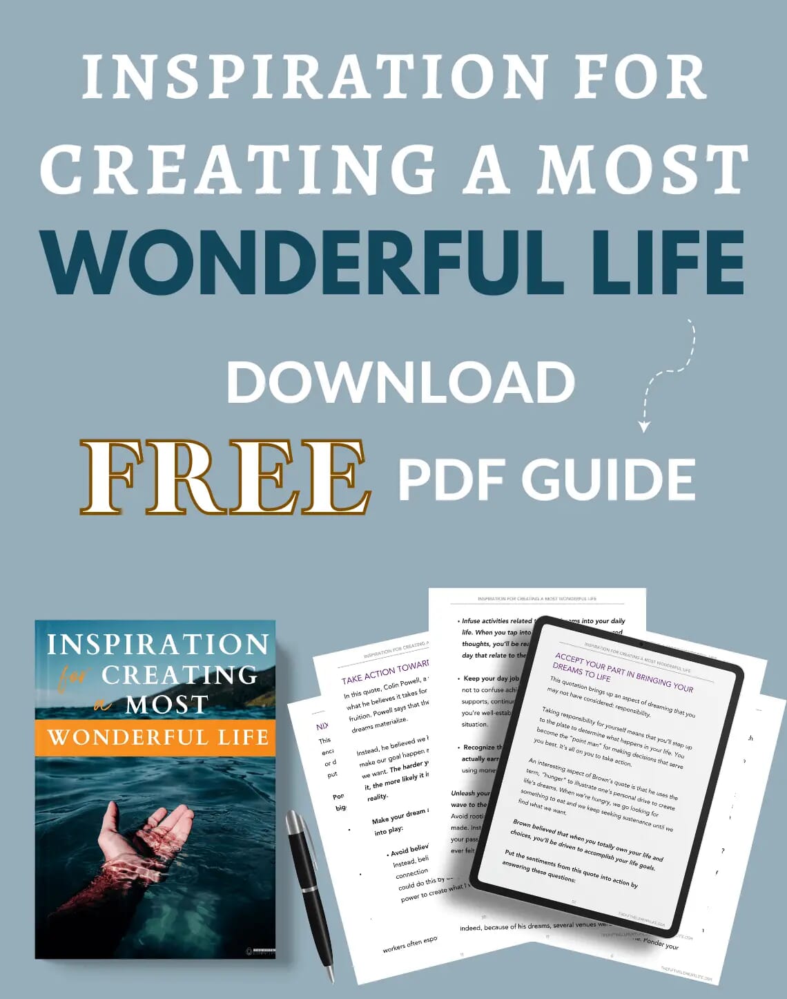 Inspiration For Creating A Most Wonderful Life